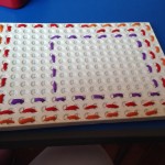 One of our children did well with the threading board