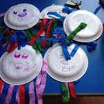 and used paper plates again, this time to make Jellyfish