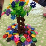 We made this wonderful tree out of the octagons