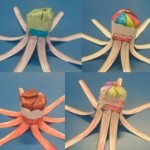 Here are our 3D octopus' we designed