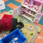 Playing with the dolls house