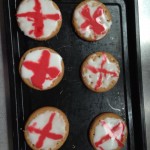 We decorated biscuits for St Georges day