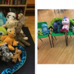 our teddy bears enjoying a picnic