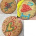 We decorated biscuits for our loved ones for valentines