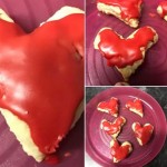 We enjoyed making these heart biscuits for Valentine's Day