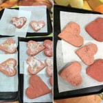 Some tasty valentine heart biscuits